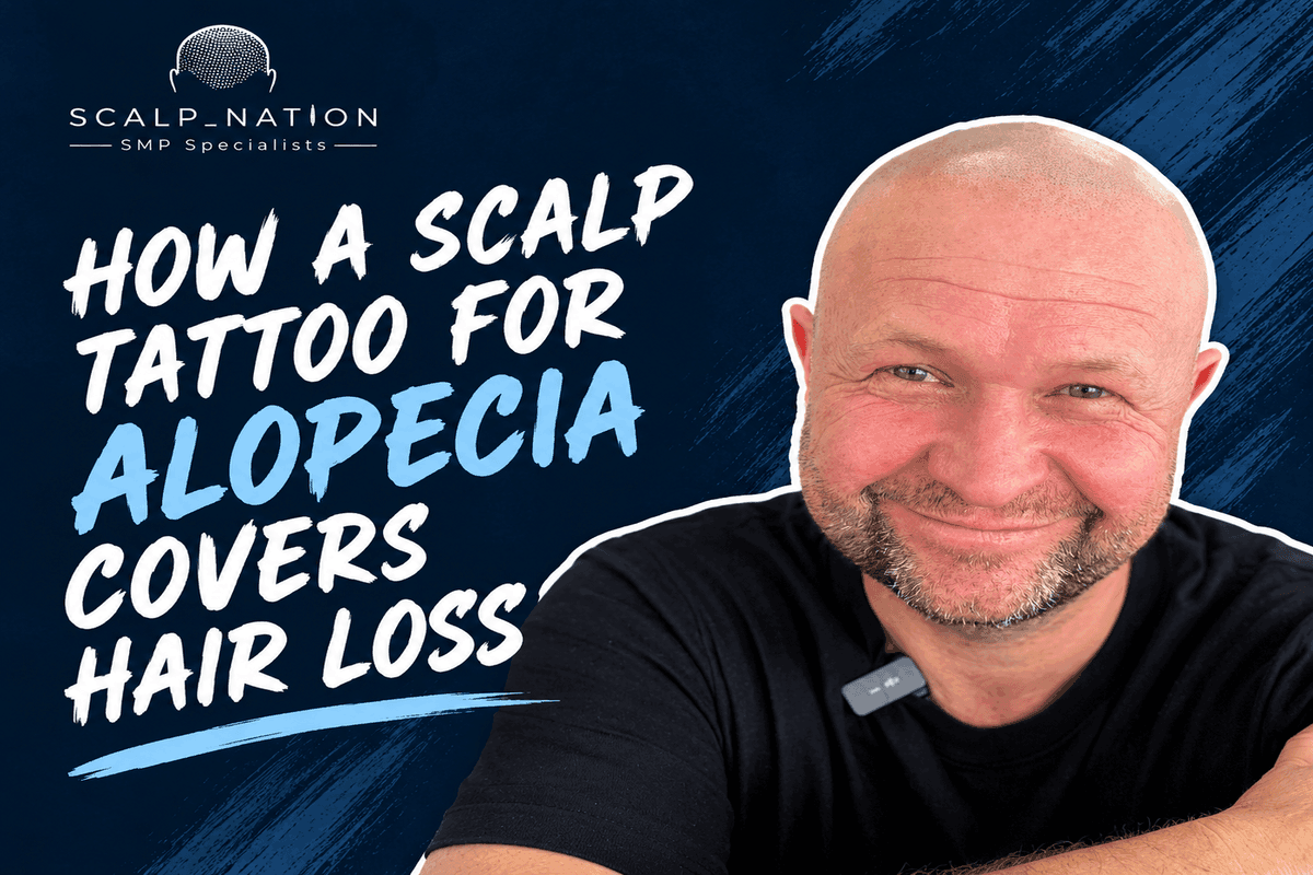 How a Scalp Tattoo for Alopecia Covers Hair Loss